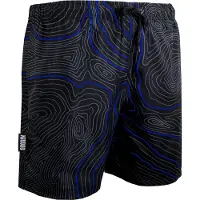 Guggen Mountain Zwembroek voor Heren, Strepen, Casual Boardshorts, Lijnenpatroon