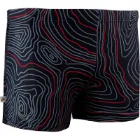 Guggen Mountain Zwemshorts voor Heren, Strakke Gestreepte Boxershorts
