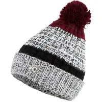 Guggen Mountain Unisex Wintermuts met Pompon en lichte Fleecevoering