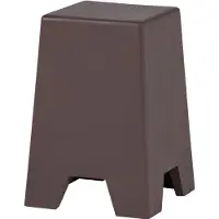 Woood Zina Bijzettafel Hoog - Cement - Bruin - 51x36x36