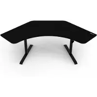 AROZZI Arena Angelo Gaming Hoekbureau - Bureaubrede Muismat - 225 cm - Puur Zwart