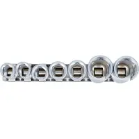 Bgs 1105: Speciale doppen, 10 stuks (3/8 inch), met sleuf, 6-delig.