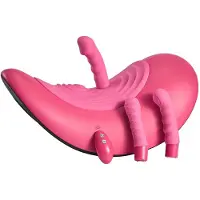 Vibepad Rideon - pulserende G‑spot- en clitoris-stimulerende schommel (roze)