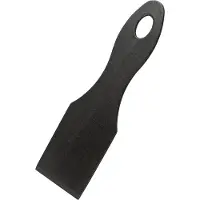 Metaltex 25.60.12, Keuken-spatel, zwart, met ophangoog, set van 6 stuks