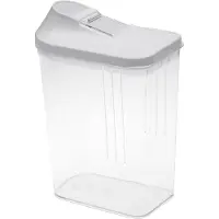 Keeeper Strooibus 1,5L wit/transparant Transparant Kunststof Voorraadbus