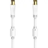 Hama Antennekabel - - 5,0 m - Goud - 100 dB - Coaxiaal man/vrouw