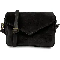 Chabo Bags Envelop Schoudertasje Rio Romy Suede Black