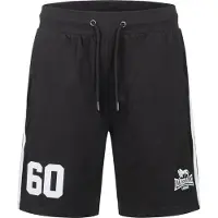 Lonsdale Broek 'Marwick' zwart / wit