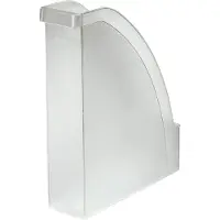 Leitz Plus Tijdschriftencassette 2476 A4 Transparant Ijzig 7,8 x 27,8 x 30,8 cm