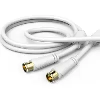 Hama Satellietkabel - - Quick - F male naar F male - 3,0 m - 100dB verguld