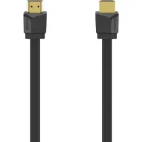 Hama HDMI-kabel - - 4K Plat - 1,5m - Hoge Snelheid met Ethernet - 10 jaar garantie