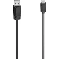 Hama USB-C-kabel, mannelijke USB-A - mannelijke USB-C, USB 2.0, 480 Mbit/s, 0,75 m