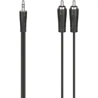 Hama 00205111 Audio kabel 3 m 3.5mm 2 x RCA Zwart