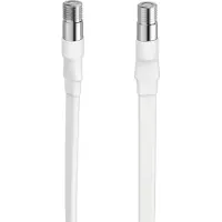 Hama Raamdoorvoer kabel - - 00205227 - Vrouwelijke F-connector - Digitaal - Wit