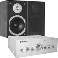 Skytec 140W HiFi set met versterker, speakers en kabels
