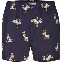 Happy Shorts Boxershorts ecru / marine / bruin