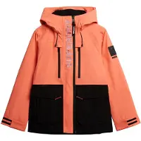 Superdry Functionele jas koraal / zwart / wit