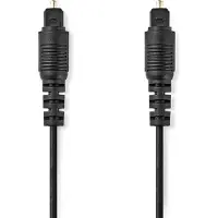 Nedis Optische Audiokabel | TosLink Male | TosLink Male | 3.00 m | Rond | PVC | Zwart