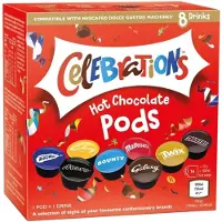 Mars | Celebrations warme chocolademelk - 8 capsules voor Dolce Gusto