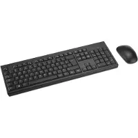 Kensington EQ KM270 Oplaadbare Desktop Set - QWERTY-Toetsenbord - Draadloos - 60% Gerecycled - Zwart