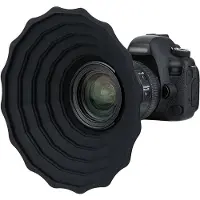 JJC LH-ARL Siliconen zonnekap 73-88mm