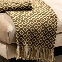 Hoii ISABELLA | plaid 150x200 cm | Military Olive | groen | multicolor |