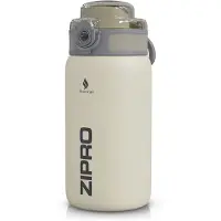 Zipro Thermosbeker 500ml - RVS Isoleerbeker - Lekvrij - 6u Warm/Koud - BPA-vrij - Beige