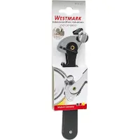 Westmark Blikopener, met flesopener, lengte: 16,2 cm, staal, Columbus, verschillende kleuren: zwart/rood/zilver, 10252270