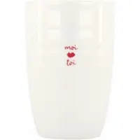 Zusss Mok Mok L Moi Toi Wit / Rood 380 ml