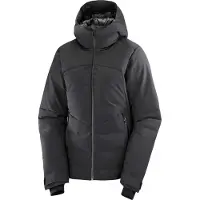 Salomon - Dames ski jassen - Alpenflow Down Jacket W Deep Black voor Dames - Maat M - Zwart
