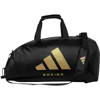 Adidas Boxing 2-in-1 Sporttas - PU - Zwart/Goud (Beschikbaar in verschillende maten)