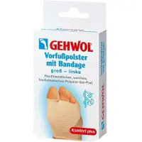 GEHWOHL Anti Druk Voorvoetkussen G in Elastische Bandage 1Stuks