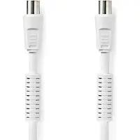 Nedis Coaxkabel | IEC (Coax) Male | IEC (Coax) Female | Vernikkeld | 120 dB | 75 Ohm | Viervoudig Afgesche