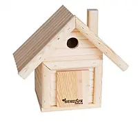 Kinlys Vogelhuisje Nestkast - Mussen- Nestkastje - - Houtkleur - 17722
