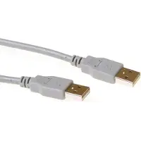 ACT SB2502 2.0 USB-A male/USB-A male | Ivoor | 2 meter