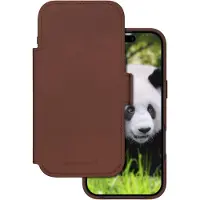 dbramante1928 Lynge iPhone Air Book Case Cuir avec MagSafe Brun