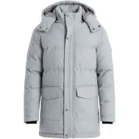 OMBRE Winterjas 'OM-JALJ-0201' lichtgrijs