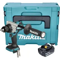 Makita DDF 492 F1J accuboormachine 18 V 141 Nm borstelloos + 1x accu 3,0 Ah + Makpac - zonder oplader