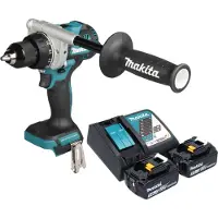 Makita DDF 492 RT accuboormachine 18 V 141 Nm borstelloos + 2x accu 5,0 Ah + oplader