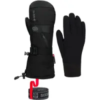 686 - Skihandschoenen - M Gore-Tex Smarty Gauntlet Mitt Black voor Unisex van Wol - Maat M - Zwart