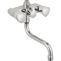 GROHE Costa-S douchekraan 12cm met omstel en uitloop z/kopp. Chroom