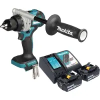 Makita DDF 492 RF accuboormachine 18 V 141 Nm borstelloos + 2x accu 3,0 Ah + oplader