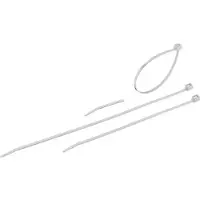 Cimco 181814 Kabelbinder Twist+Cut 4,2x280 natur Kabelbinder met stalen tong 280 mm 4.20 mm Natuur 100 stuk(s)
