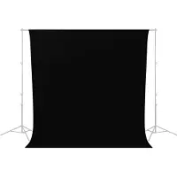 Caruba Wrinkle Resistant Backdrop 2.60 x 3 meter Zwart