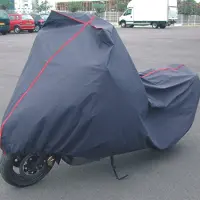MSV Beschermhoes universeel - brommer - scooter - motor - 250x115x75 cm - grijs - beschermend