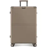 Onyx Hybrid Pro Check-in Koffer Large 100 Liter - Gerecycled Polycarbonaat en Ritsloos Design - Reiskoffer met TSA slot en Spinner wielen - Desert Clay