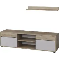 Vicco Berno Woonwand – 2 delen Sonoma/Wit