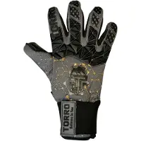 Torro Champio Keepershandschoenen - Ergo Roll Negativ Cut - Grey/Black/Gold - Kids