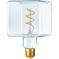 SPL | LED Filament | Grote fitting E27 | Kubuslamp | Kristal | 4W | Dimbaar