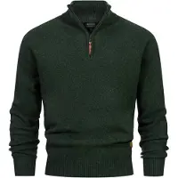 INDICODE JEANS Trui 'INTrax' donkergroen